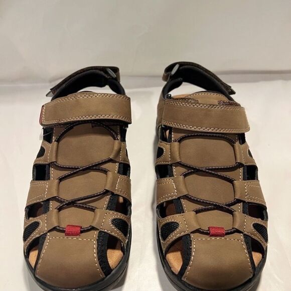 Falls Creek Fisherman Tan Brown Sport Sandals Mens Size 9 M main image 6